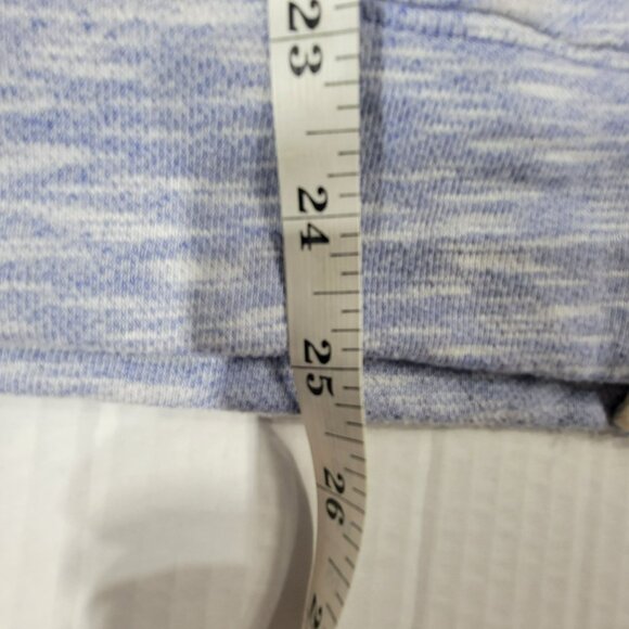 Gap Full Zip Hoodie Sweatshirt Jacket, Women M, Blue & White Heathered, EUC - Picture 12 of 12